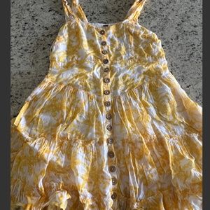 Free People yellow dress